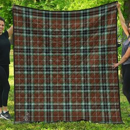Scottish Thomson Hunting Modern Clan Tartan Quilt - Classic Scottish Plaid Tartan Plaid