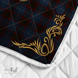 Scottish Trotter Clan Badge Tartan Celtic Deer - Tartan Plaid Quilt - Scottish Quilt Scottish Plaid Tartan Plaid - ScotsTee - scotstee.com