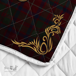 Scottish Shaw Of Tordarroch Clan Badge Tartan Celtic Deer - Tartan Plaid Quilt - Scottish Quilt Scottish Plaid Tartan Plaid - ScotsTee - scotstee.com