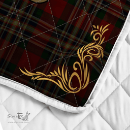 Scottish Macgill Makgill Clan Badge Tartan Celtic Deer - Tartan Plaid Quilt - Scottish Quilt Scottish Plaid Tartan Plaid - ScotsTee - scotstee.com