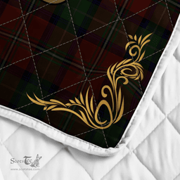 Scottish Fairlie Clan Badge Tartan Celtic Deer - Tartan Plaid Quilt - Scottish Quilt Scottish Plaid Tartan Plaid - ScotsTee - scotstee.com