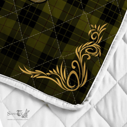 Scottish Macleod Of Lewis Clan Badge Tartan Celtic Deer - Tartan Plaid Quilt - Scottish Quilt Scottish Plaid Tartan Plaid - ScotsTee - scotstee.com
