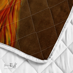 Scottish Ogilvie Tartan Highland Cow Quilt - Tartan Plaid Quilt - Scottish Quilt Scottish Plaid Tartan Plaid - ScotsTee - scotstee.com