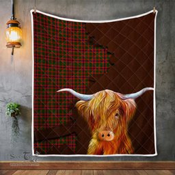 Scottish Skene Tartan Highland Cow Quilt - Tartan Plaid Quilt - Scottish Quilt Scottish Plaid Tartan Plaid - ScotsTee - scotstee.com