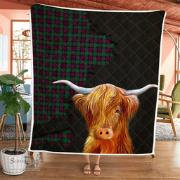 Scottish Macarthur Tartan Highland Cow Quilt - Tartan Plaid Quilt - Scottish Quilt Scottish Plaid Tartan Plaid - ScotsTee - scotstee.com
