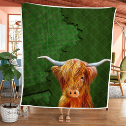 Scottish Currie Or Curry Tartan Highland Cow Quilt - Tartan Plaid Quilt - Scottish Quilt Scottish Plaid Tartan Plaid - ScotsTee - scotstee.com