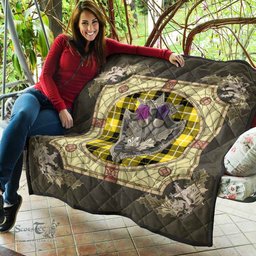 Scottish Barclay Dress Modern Clan Scottish Plaid Tartan Quilt - Crystal Thistle Shield Scottish Plaid Tartan Plaid - ScotsTee - scotstee.com