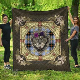 Scottish Bell of the Borders Clan Scottish Plaid Tartan Quilt - Crystal Thistle Shield Scottish Plaid Tartan Plaid - ScotsTee - scotstee.com
