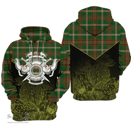 Copeland Clan Tartan Hoodie - Scottish Thistle Style