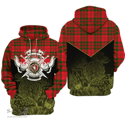 Livingstone Modern Clan Tartan Hoodie - Scottish Thistle Style
