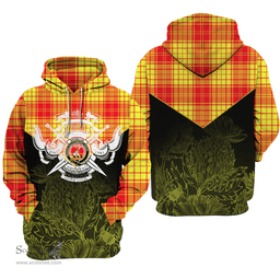 MacMillan Clan Clan Tartan Hoodie - Scottish Thistle Style