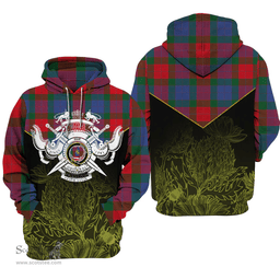 Mar Clan Tartan Hoodie - Scottish Thistle Style
