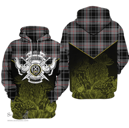Moffat Modern Clan Tartan Hoodie - Scottish Thistle Style