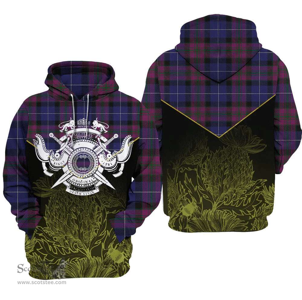 Pride Of Scotland Clan Tartan Hoodie - Scottish Thistle Style