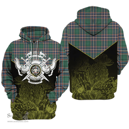 MacFarlane Hunting Ancient Clan Tartan Hoodie - Scottish Thistle Style