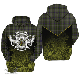 Davidson Tulloch Dress Clan Tartan Hoodie - Scottish Thistle Style