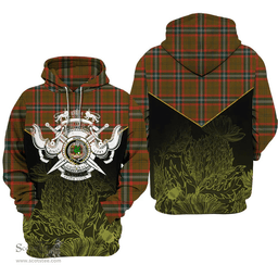 Seton Hunting Modern Clan Tartan Hoodie - Scottish Thistle Style