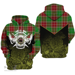 Baxter Modern Clan Tartan Hoodie - Scottish Thistle Style