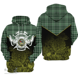 MacDonald Lord Of the Isles Hunting Clan Tartan Hoodie - Scottish Thistle Style