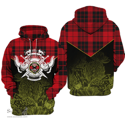 MacLeod Of Raasay Clan Tartan Hoodie - Scottish Thistle Style
