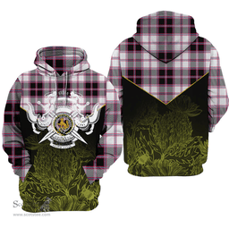 MacPherson Hunting Modern Clan Tartan Hoodie - Scottish Thistle Style