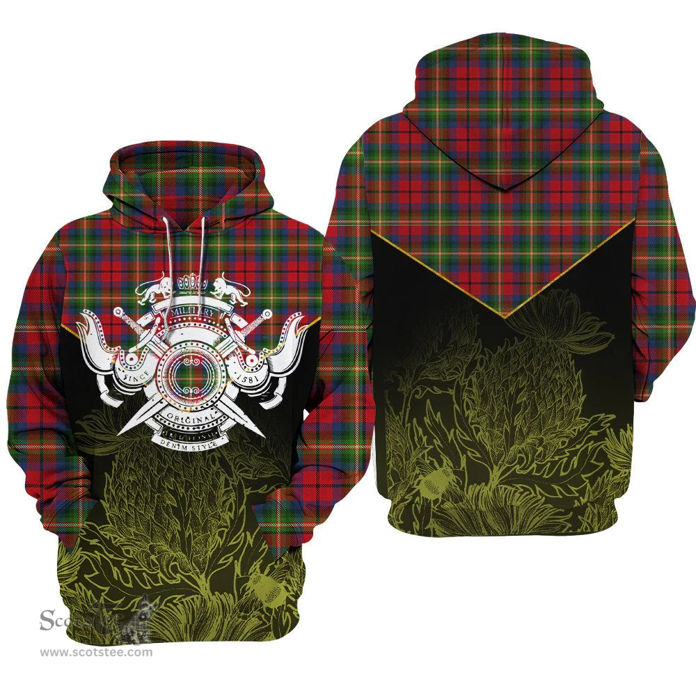 Valley Goon Clan Tartan Hoodie - Scottish Thistle Style