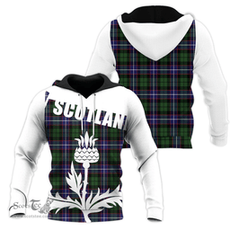 Galbraith Modern Clan Tartan Hoodie - Scottish Thistle Style