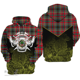 Anderson Of Arbrake Clan Tartan Hoodie - Scottish Thistle Style