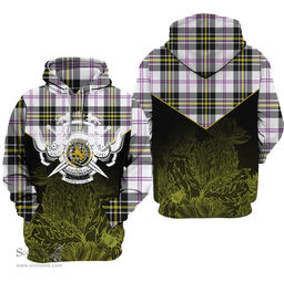MacPherson Dress Modern Clan Tartan Hoodie - Scottish Thistle Style