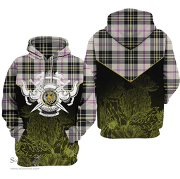 MacPherson Dress Ancient Clan Tartan Hoodie - Scottish Thistle Style