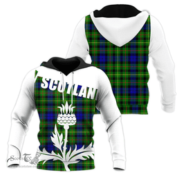 Rollo Modern Clan Tartan Hoodie - Scottish Thistle Style