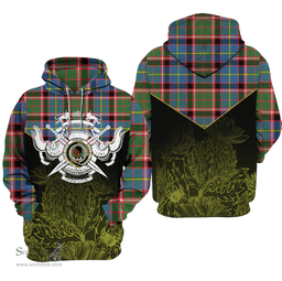 Stirling & Bannockburn Clan Tartan Hoodie - Scottish Thistle Style