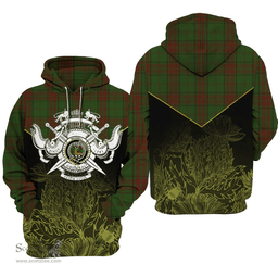 Maxwell Hunting Clan Tartan Hoodie - Scottish Thistle Style