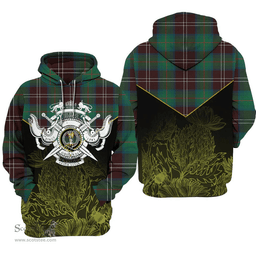Chisholm Hunting Ancient Clan Tartan Hoodie - Scottish Thistle Style