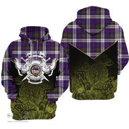 MacDonald Dress Modern Clan Tartan Hoodie - Scottish Thistle Style