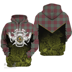 MacGregor Hunting Ancient Clan Tartan Hoodie - Scottish Thistle Style