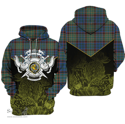 Nicolson Hunting Ancient Clan Tartan Hoodie - Scottish Thistle Style
