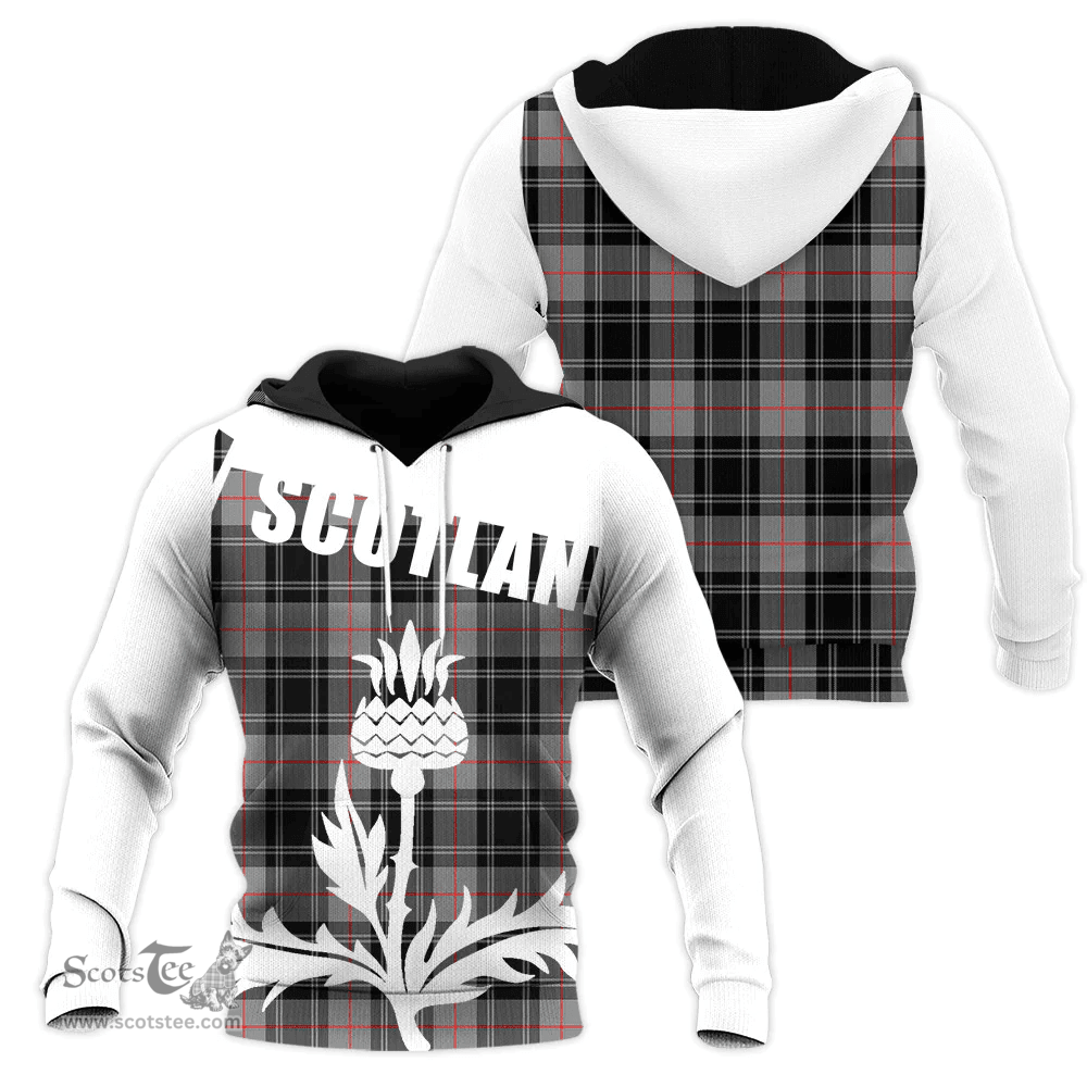 Moffat Modern Clan Tartan Hoodie - Scottish Thistle Style