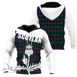 Morrison Modern Clan Tartan Hoodie - Scottish Thistle Style