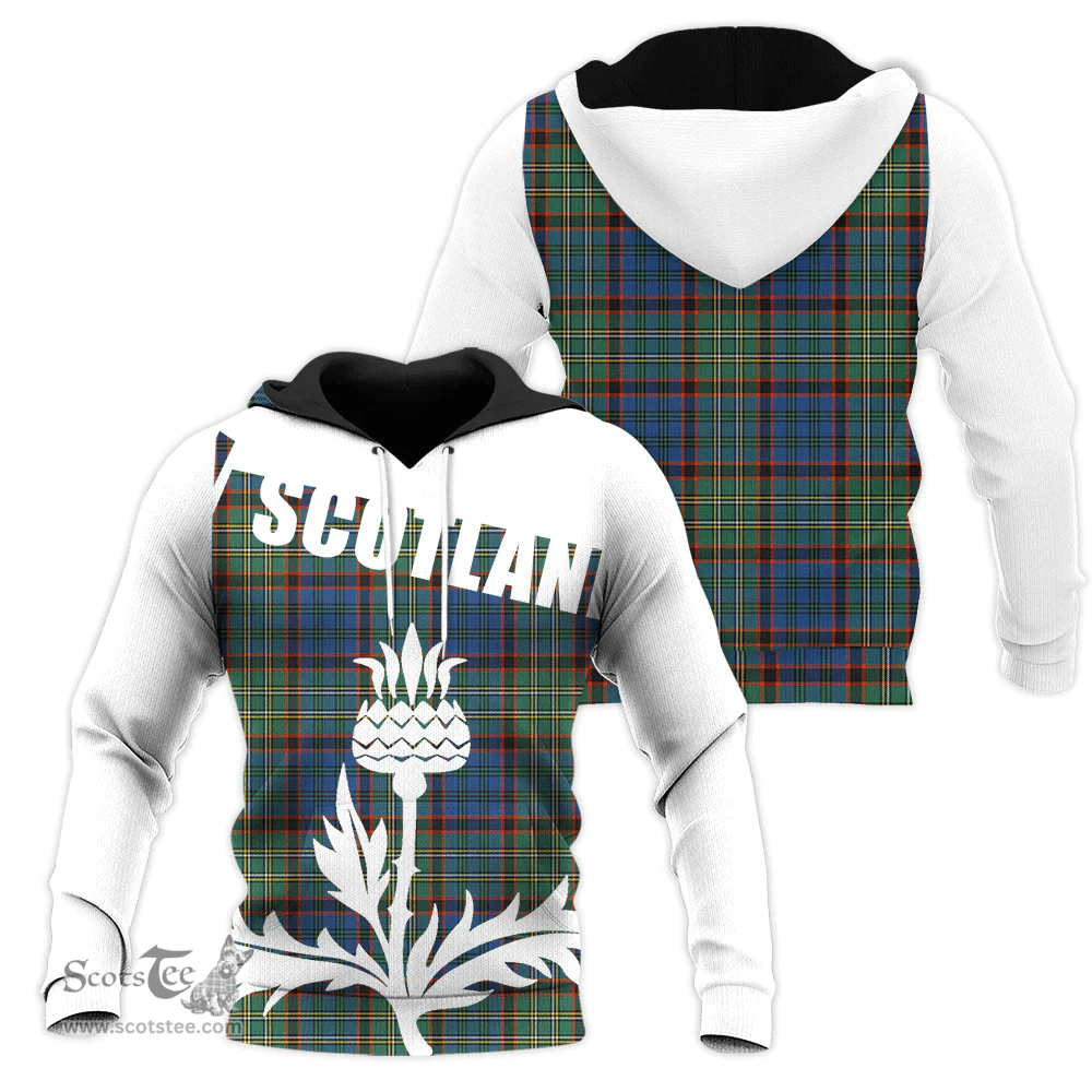 Nicolson Hunting Ancient Clan Tartan Hoodie - Scottish Thistle Style