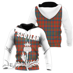 Matheson Ancient Clan Tartan Hoodie - Scottish Thistle Style