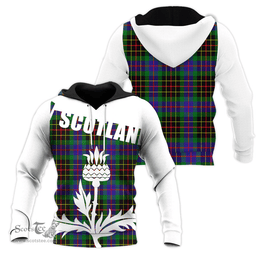 Brodie Hunting Modern Clan Tartan Hoodie - Scottish Thistle Style
