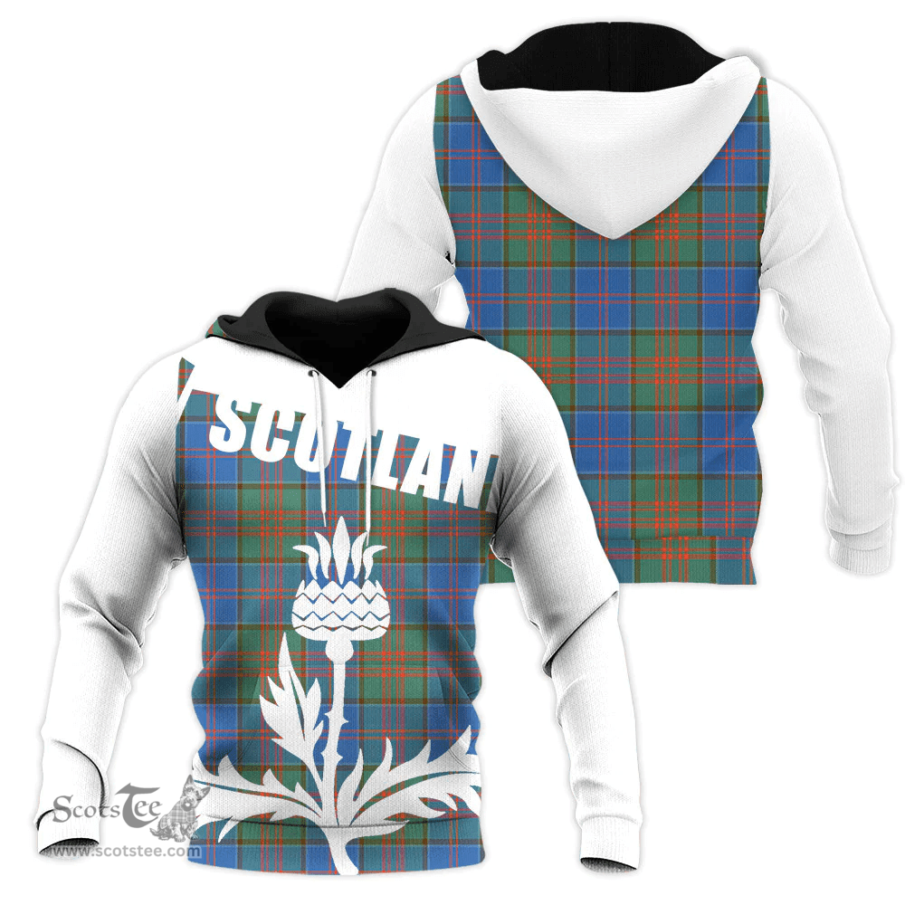 Stewart Of Appin Hunting Ancient Clan Tartan Hoodie - Scottish Thistle Style