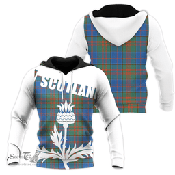 Stewart Of Appin Hunting Ancient Clan Tartan Hoodie - Scottish Thistle Style