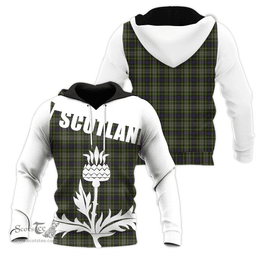 Davidson Tulloch Dress Clan Tartan Hoodie - Scottish Thistle Style