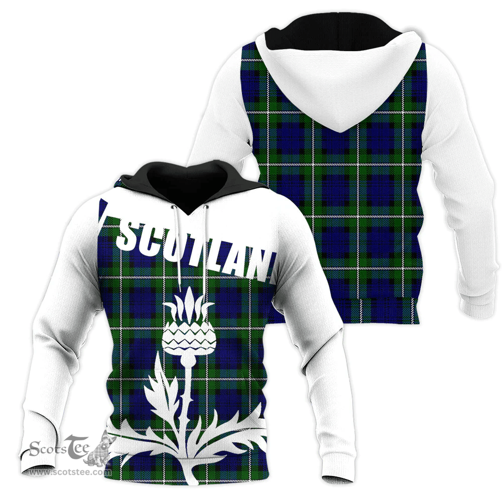 Forbes Modern Clan Tartan Hoodie - Scottish Thistle Style