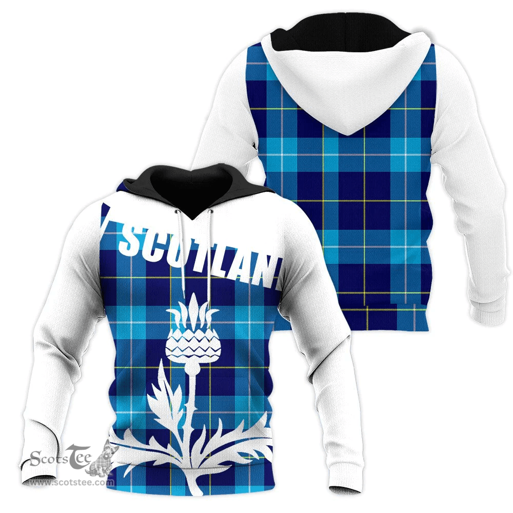 McKerrell Clan Tartan Hoodie - Scottish Thistle Style