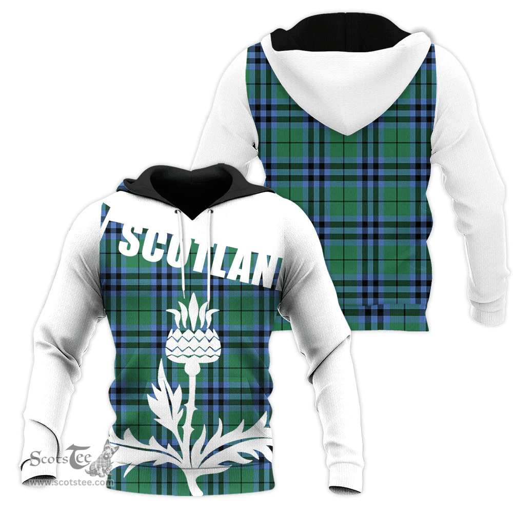 Keith Ancient Clan Tartan Hoodie - Scottish Thistle Style