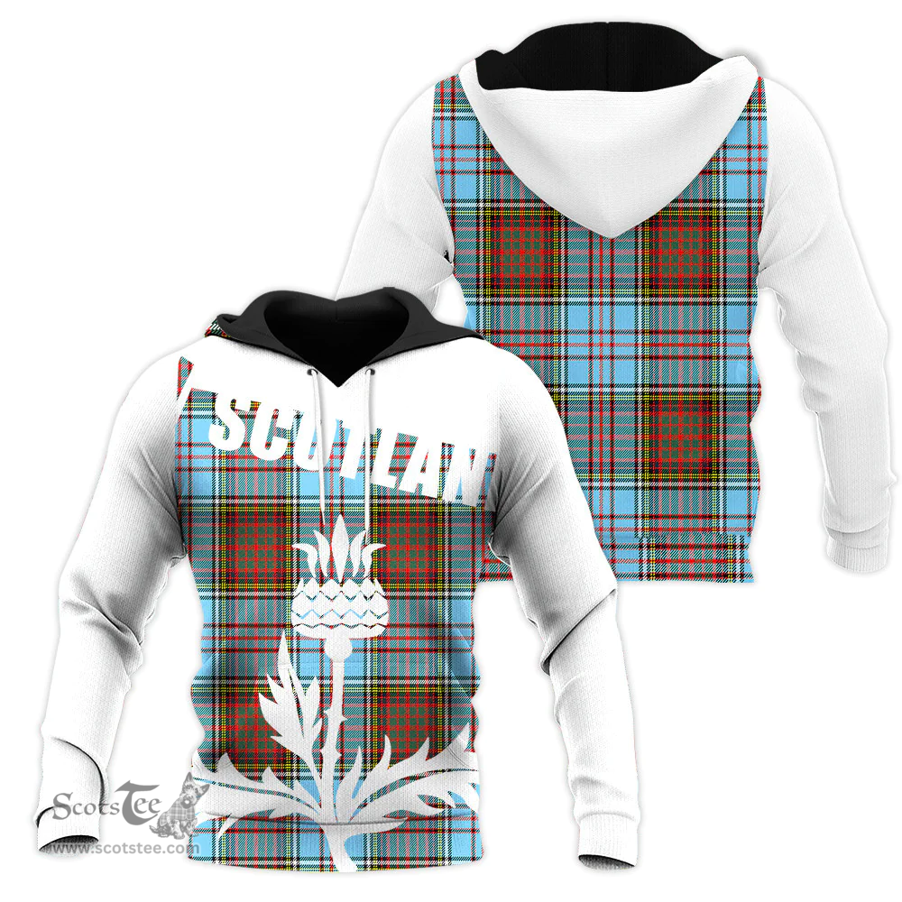 Anderson Ancient Clan Tartan Hoodie - Scottish Thistle Style