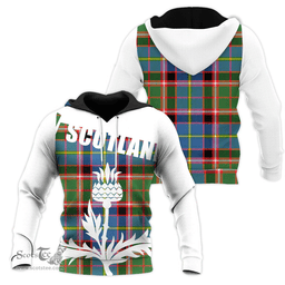 Aikenhead Clan Tartan Hoodie - Scottish Thistle Style